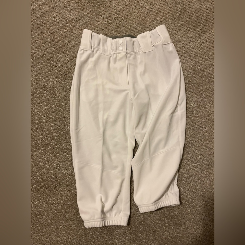 Kids White softball Pants NEW